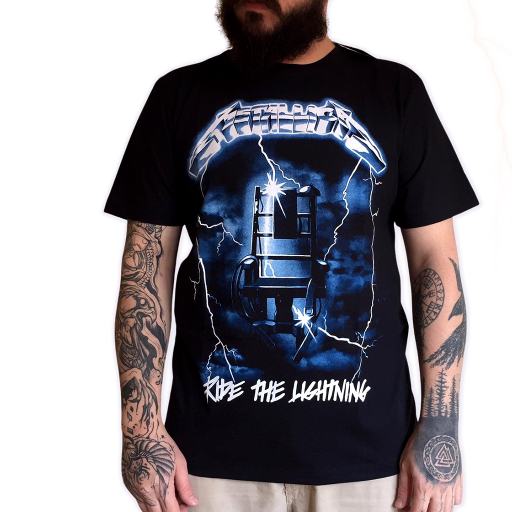 Camiseta Metallica Ride The Lightning | Shopee Brasil