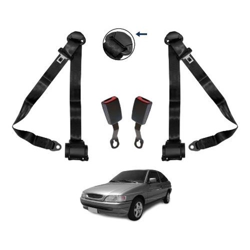 Kit Cinto Segurança E Fêmea Escort Sapão Dianteiro Retrátil