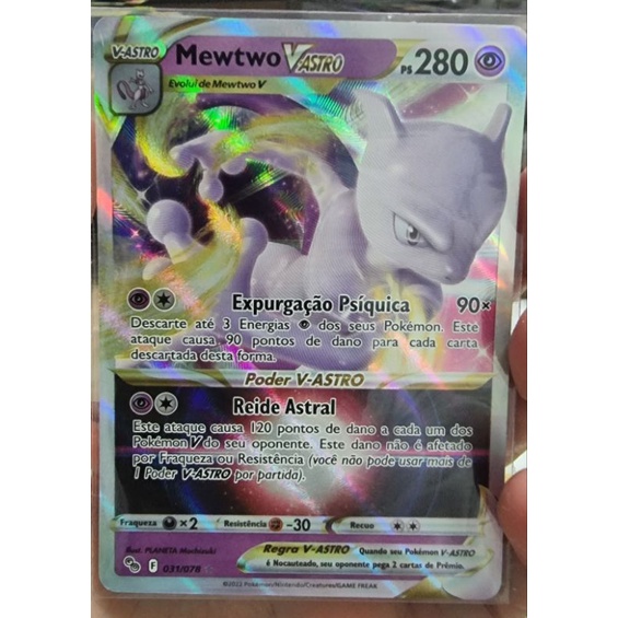 Mewtwo V-ASTRO (031/78) pokemon go tcg