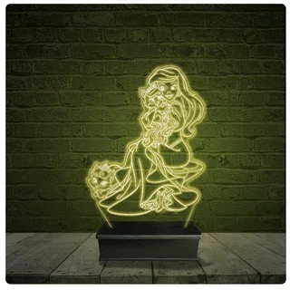Led Luminária Acrílico Abajur - Desenho infantil 01 Presente