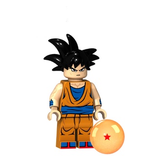 Kf6142 única venda dragon ball z blocos de construção mini anime dos desenhos  animados figura brinquedo