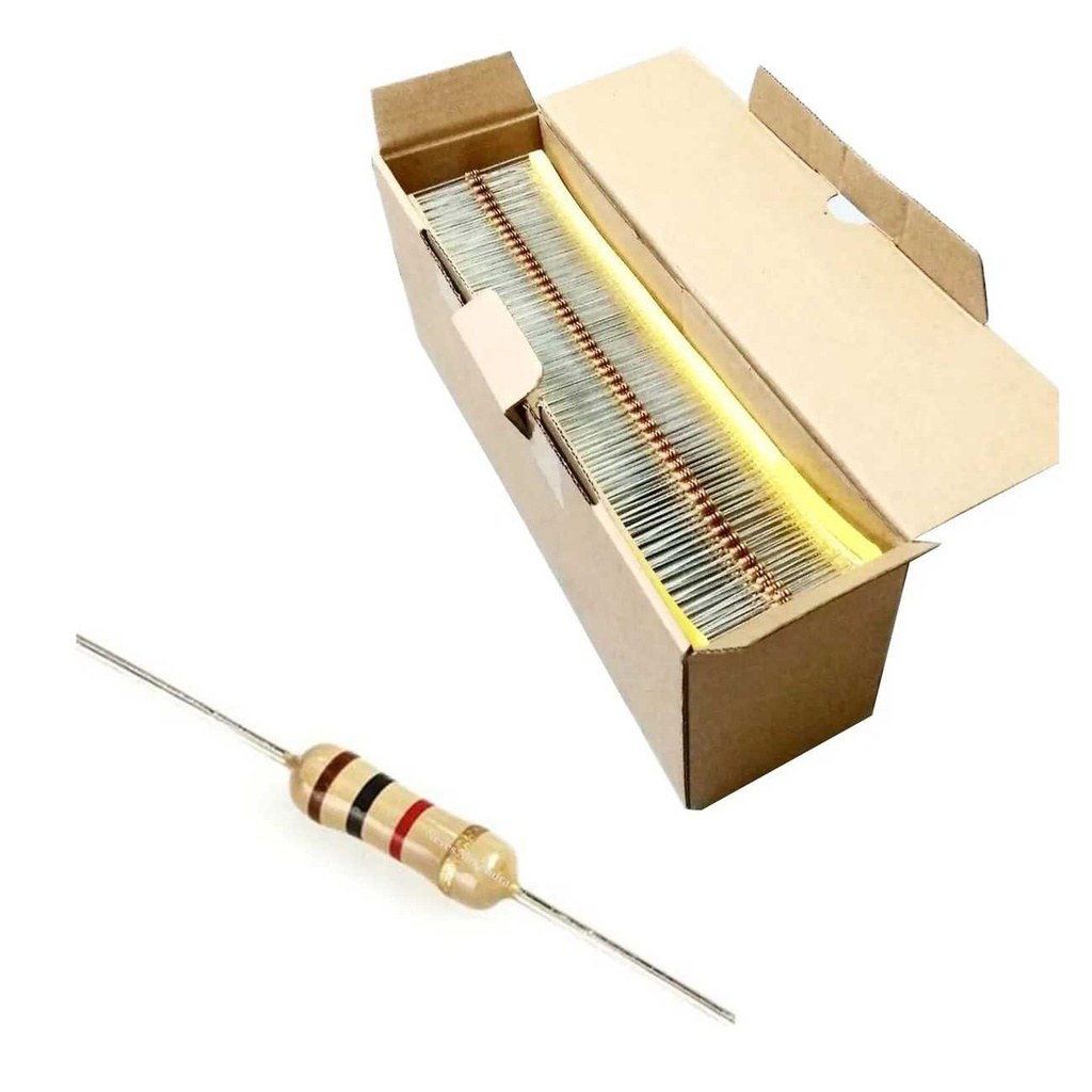 Resistor Carbono 1/4w 5% 100pçs Escolha Valor Ôhmico