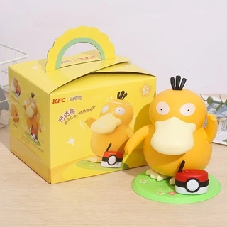 2022 Pokemon Pikachu Pato Anime Personagem Dançando KFC Psyduck Modelo De Brinquedo Caixa De Música Das Crianças Kawaii Presentes De Aniversário
