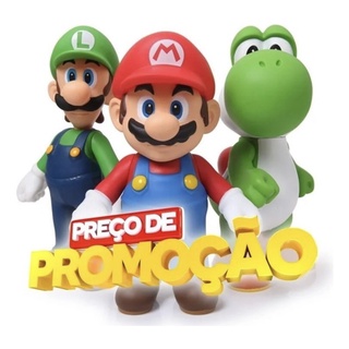 Boneco Macaco Jogo Super Mario Bros Donkey Kong Grande 14cm em