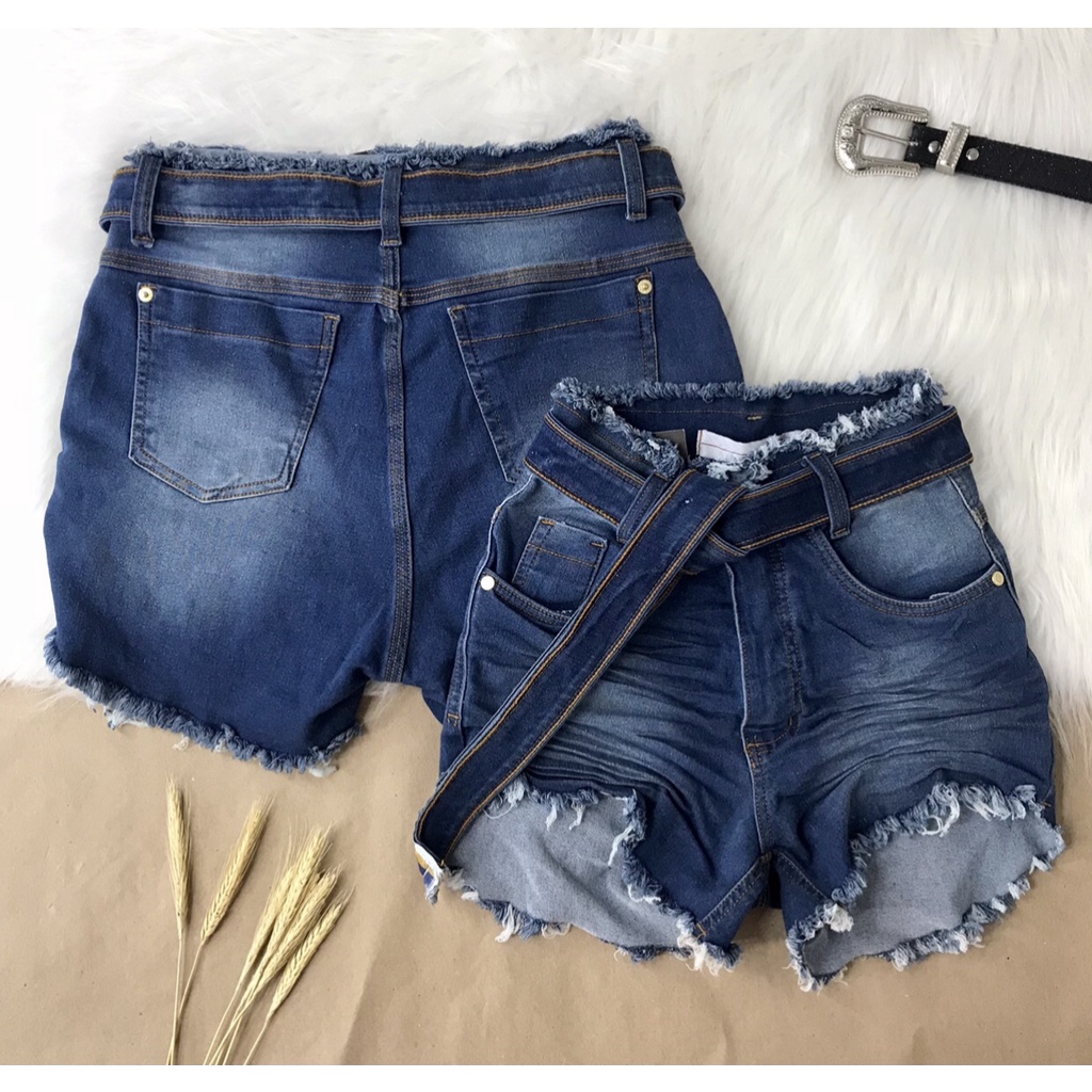 Shorts jeans cintura store alta tamanho 34