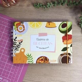Caderno Livro De Receitas - Cozinha