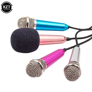 Telefone Celular Microfone Portátil mini 3.5mm Stereo Audio Voice Studio Para Acessórios De smartphone