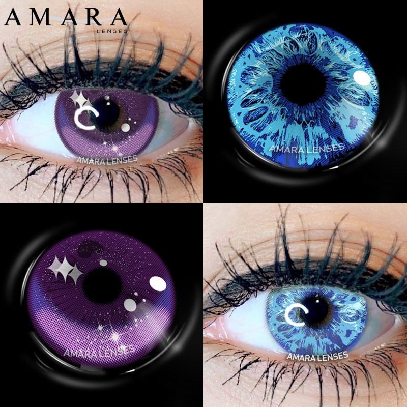 AMARA-Lentes de Contato Coloridas para Olhos, Série Vika, Cosplay Anime,  Lente Azul e Vermelha, Pupilas De Beleza, Anual, Nós, Oficial, Anual -  AliExpress