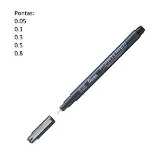 Caneta Técnica PENTEL PointLiner