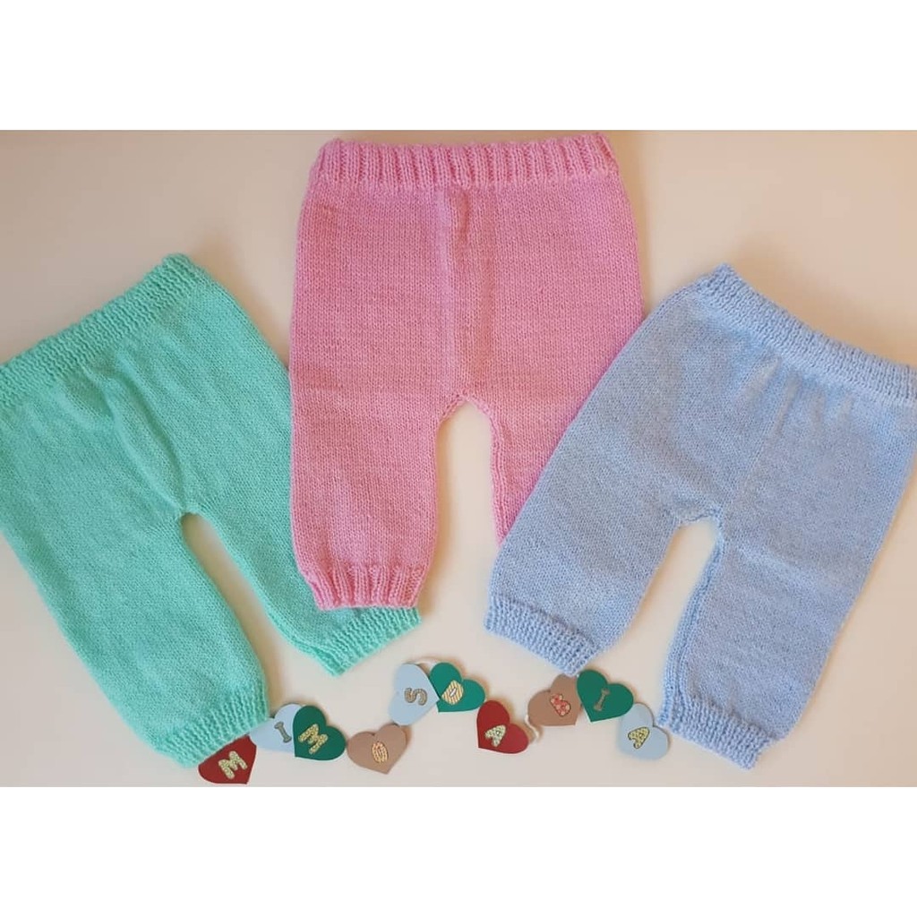 Calça em best sale croche para bebe