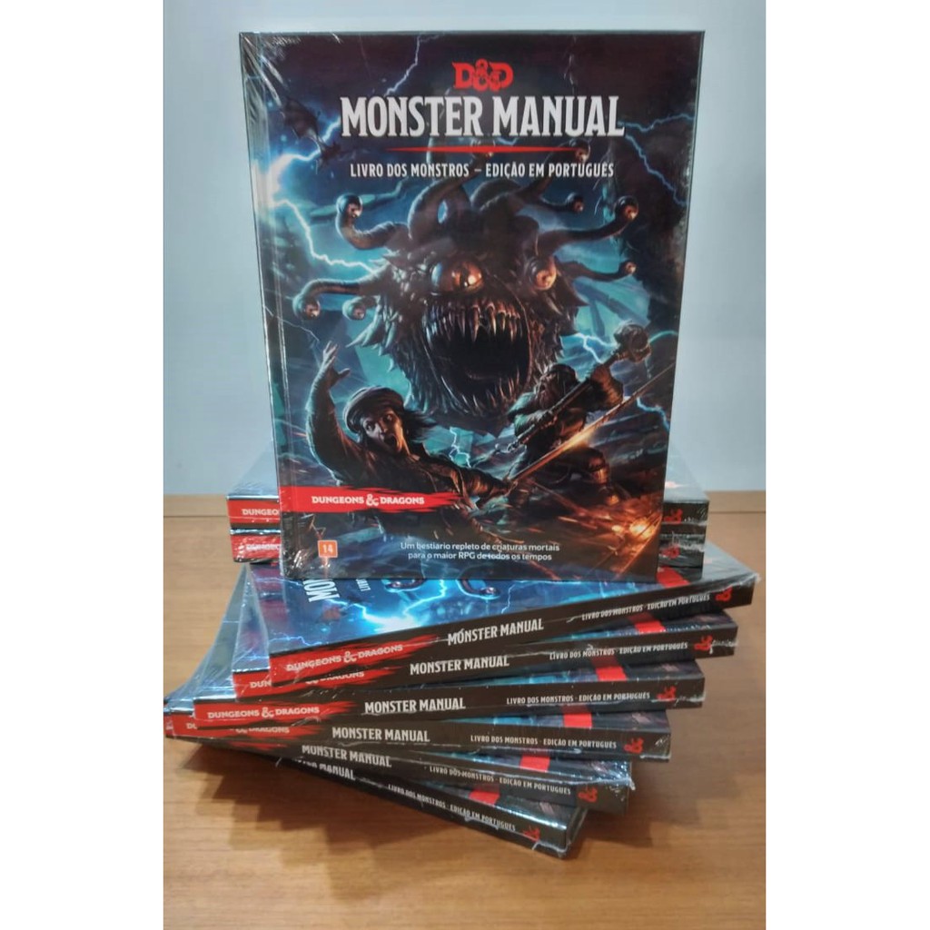Livro dos Monstros 5ed - Dungeons And Dragons 5.0 - Livros de Rpg/D&D/DnD - Galápagos/Novo