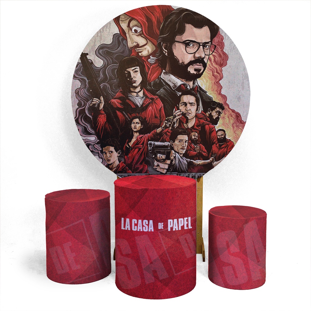 Placa Decorativa Nairóbi Personagem La Casa de Papel Série Netflix