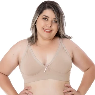 Sutiã Reforçado Sem Bojo Plus Size Liso em Oferta na Shopee