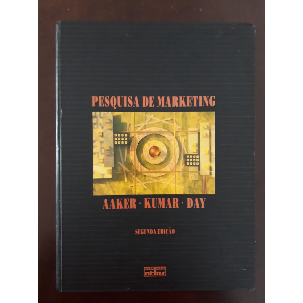 Livro - Pesquisa de Marketing - Aaker / Kumar / Day (usado) | Shopee Brasil