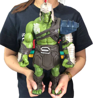 35 cm Tamanho Total Vingadores Marvel Thor 3 Ragnarok Mãos Movelable Batalha Martelo Machado Gladiador Hulk Bjd Figura De Ação Brinquedo