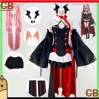Anime [Seraph of the End] Krulu peruca cosplay bruxa vampiro festa fantasia halloween