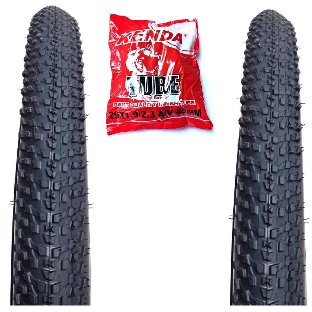 2 Pneu Aro 29 Kenda Aptor 29 X 2.10 K1153 Mtb+1 Câmara Bico Grosso ...