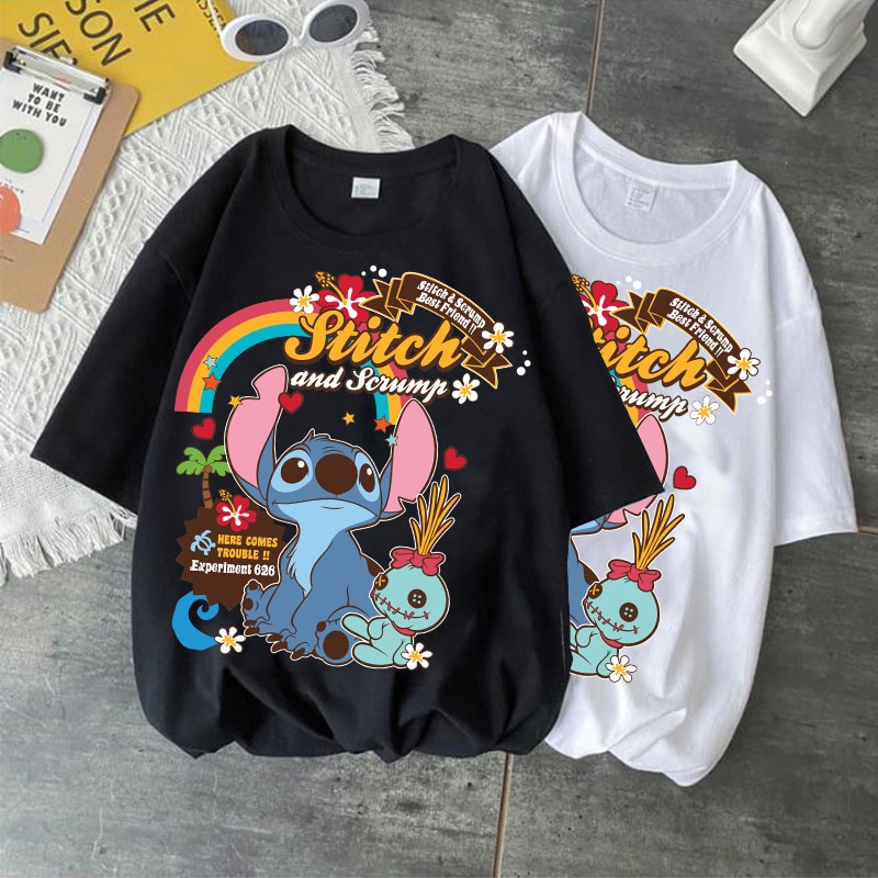 Camiseta Feminina Lilo E Stitch Tshirt Stitch Triste 23