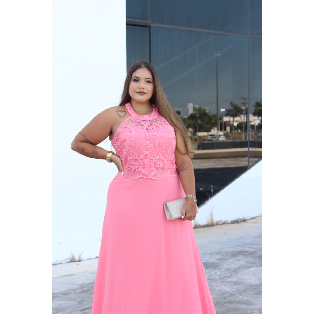 Vestido casamento best sale civil rosa