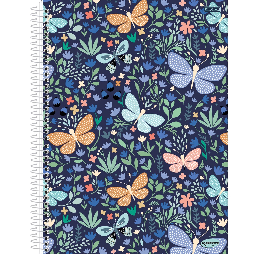 Caderno Universitário 1 matéria Linha Kboom Light São Domingos