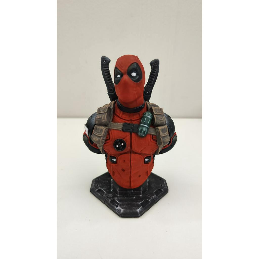 Busto Deadpool Miniatura - Pintado à Mão