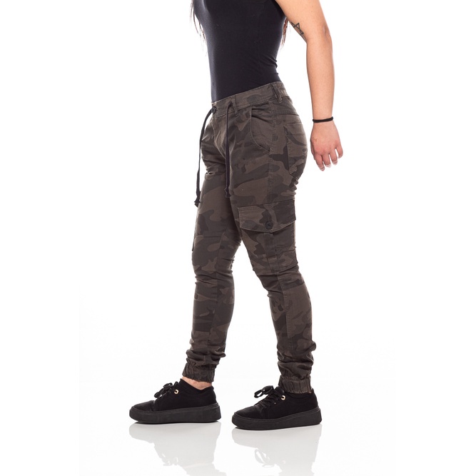 Calça cargo 2024 feminina camuflada