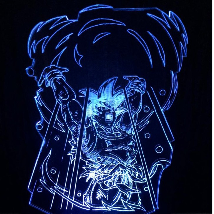 Luminária Led, Pilha, 1 cor, Goku, Genki Dama