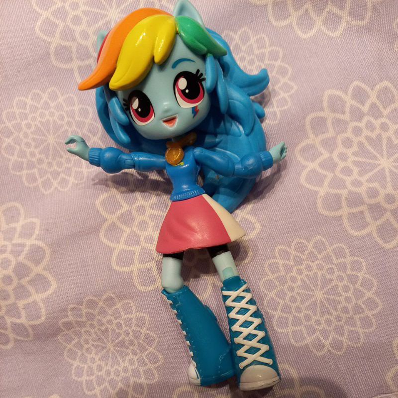 Rainbow dash equestria girl doll mini deals