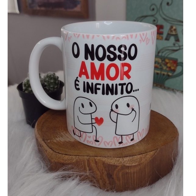 Caneca Personalizada Meme Flork - Nosso Amor é Infinito - Caneca  Personalizada para Todas as Ocasiões!