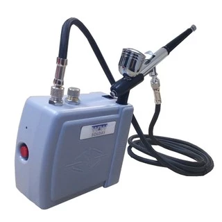 Aerografo Completo Mini Compressor Ar + Aerógrafo 0,3mm