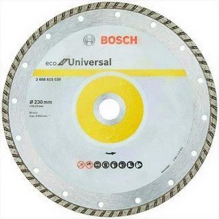 Disco Diamantado 230mm Turbo Bosch ECO for Universal para Construção