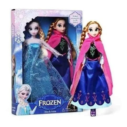 50 Cm Congelado Anna Elsa Bonecas Rainha da Neve Princesa Anna Elsa Boneca  Brinquedos Recheados Frozen Plush Crianças Brinquedos Aniversário Natal  Presente-i