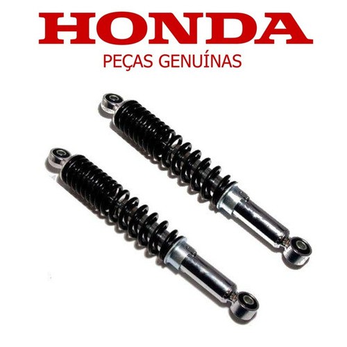 Par De Amortecedor Moto Biz 125 Original Honda Ano 06 Até 08