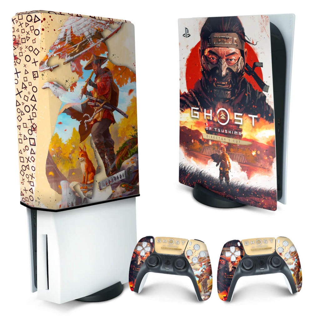 Capa Anti Poeira e Skin PS5 - Brasil no Shoptime