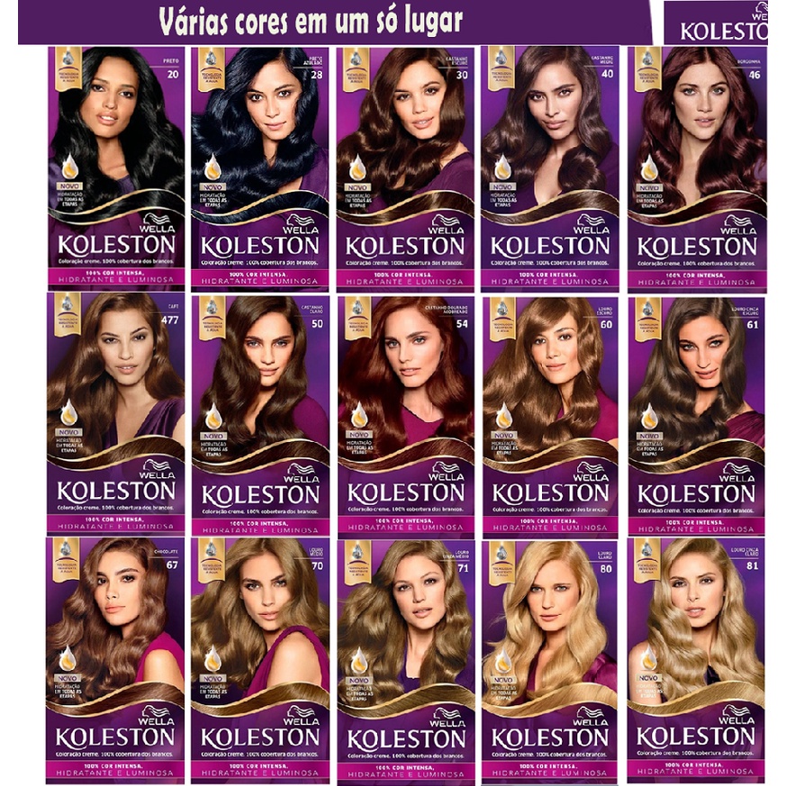 Tintura Koleston Wella Shopee Brasil