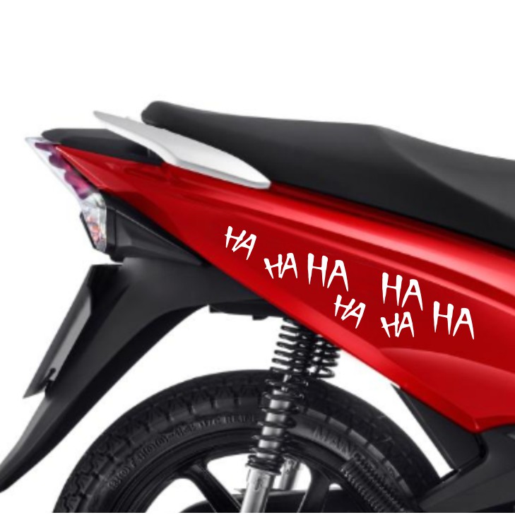 HAHAHAHAHAHA-Motocicleta Capacete Adesivo, Personalizar Adesivo Refletivo,  Vinil Decal Impermeável, Car Moto Styling, Acessórios de Decoração -  AliExpress