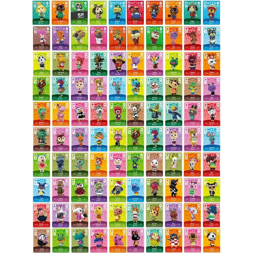 amiiboカード Animal Crossing New Horizons Amiibo Card - Valor Unitário