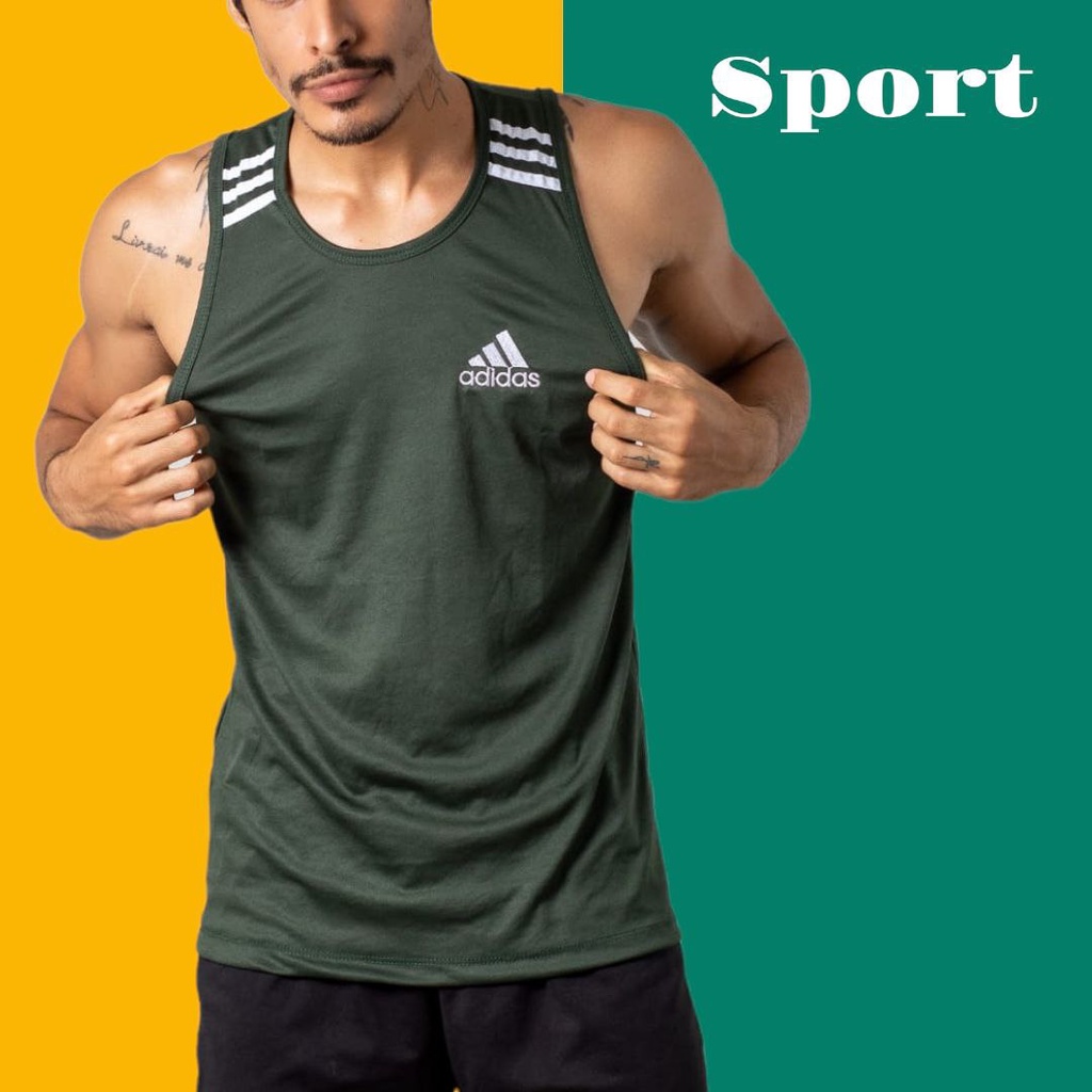 Camiseta regata best sale masculina adidas