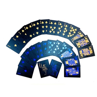 Baralho preto Baralho Black A Prova De Agua Jogo De Cartas Detalhes  Vermelho 54 Cartas Poker Mágica - Escorrega o Preço