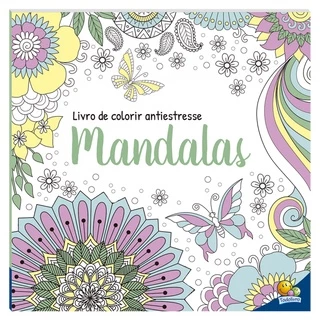 Livro de Colorir Antiestresse - Mandalas em Oferta na Shopee