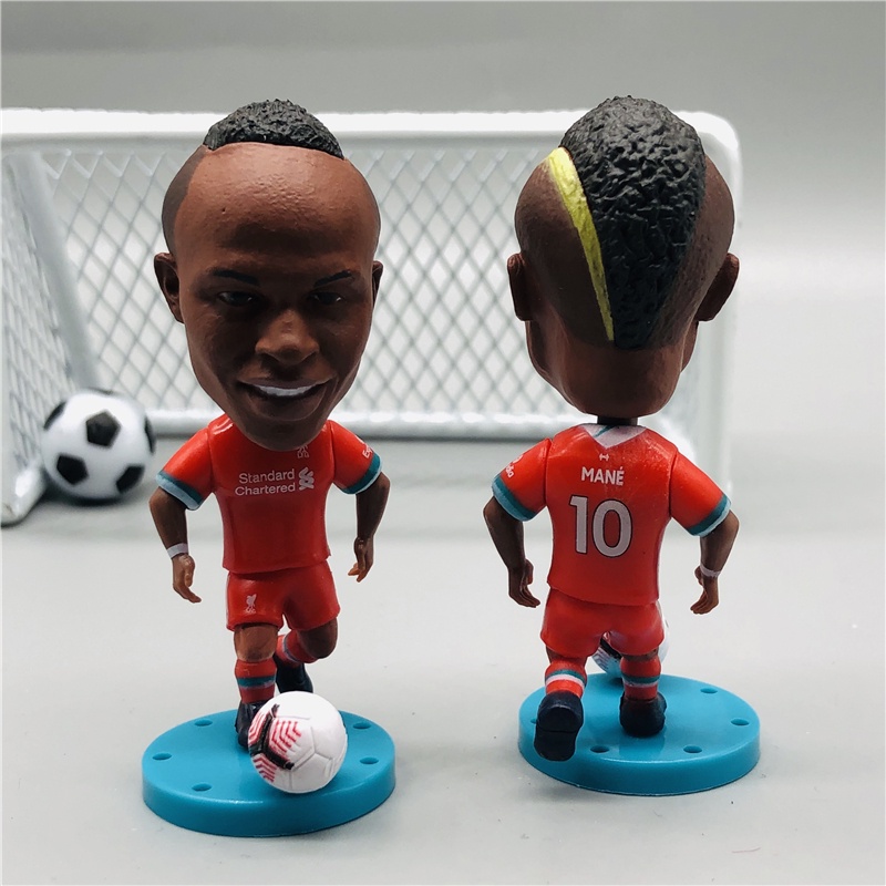 Soccerwe 7cm Altura Jogador De Futebol Star Mini Cartoon Doll