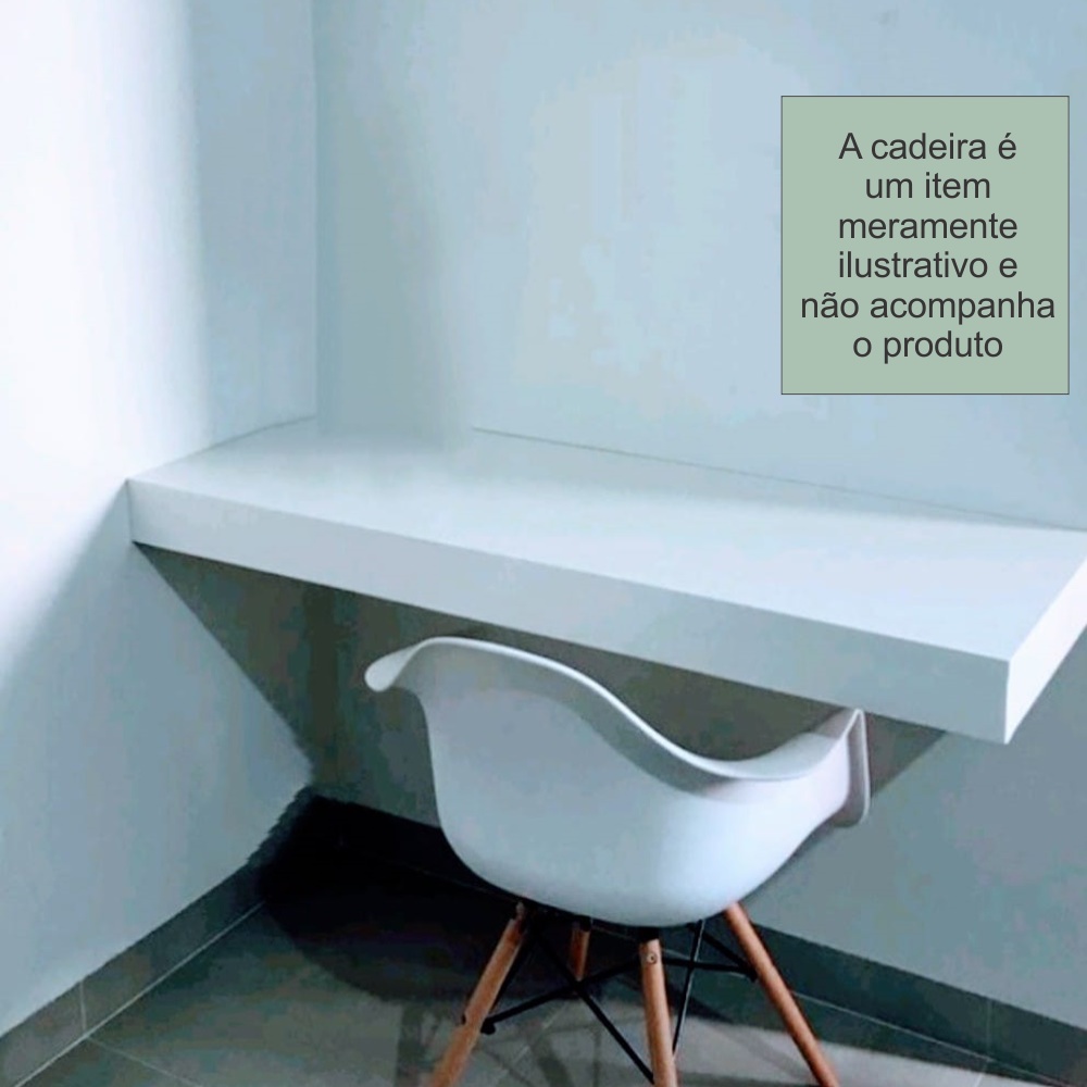 Mesa Estilo Bancada Suspensa Para Estudo e Trabalho