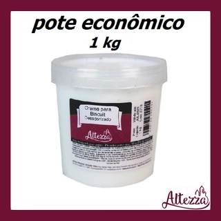 Creme Para Biscuit 1.000 gramas Altezza Desodorizado total de 1 kg
