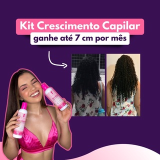 Kit Bomba Shampoo + condicionador para cabelos | Crescimento acelerado até 5x!