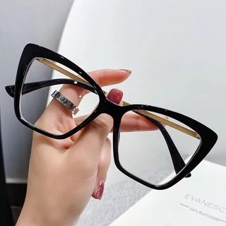 Óculos Anti Claro Azul Olho De Gato Vintage Para Computador Masculino