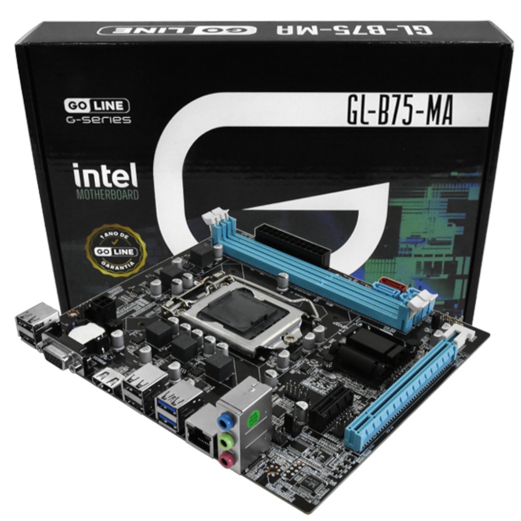 Placa Mae Goline Socket 1155 Ddr3/usb 3.0/hdmi/vga Gl-b75-ma | Shopee ...