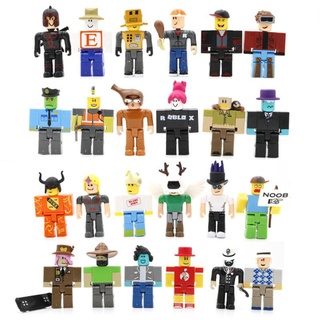 24pcs Roblox Blocos De Construção Figuras Brinquedos Acessórios