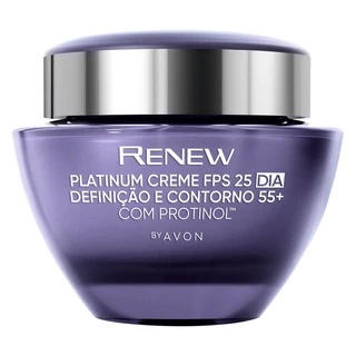 Creme Facial Renew Platinum Dia Protinol 50g FPS25 - Avon