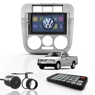 Kit Central Multimídia Mp5 7" 2 Din Bt Espelha Vw Saveiro G4