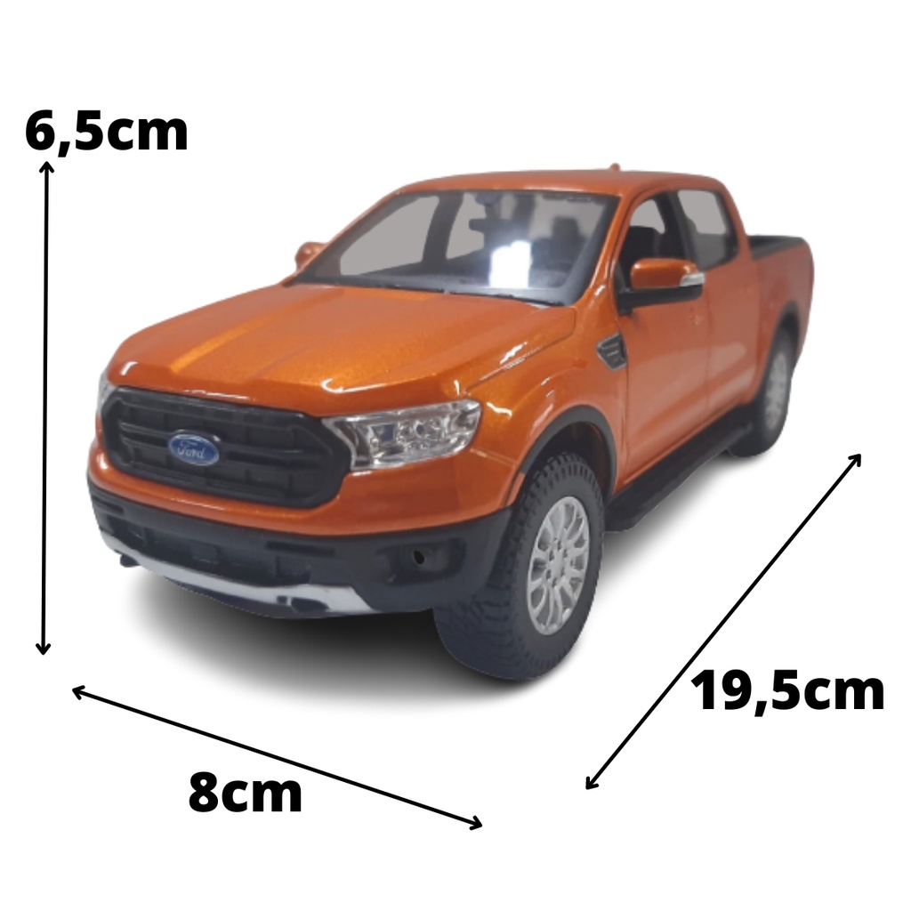 Miniatura Ford Ranger 2019 Escala 1/27 | Shopee Brasil